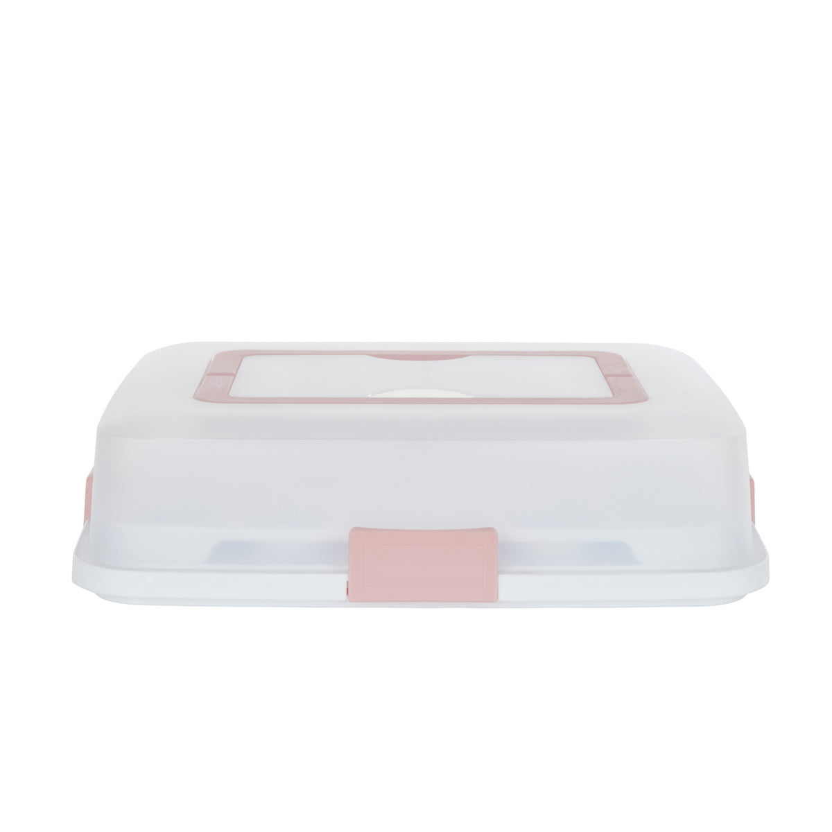 Davis &amp; Waddell 2 in 1 Rectangle Cake and Cupcake Carrier Pink &amp; White