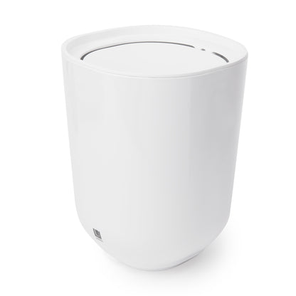 Umbra Step Waste Can with Lid White