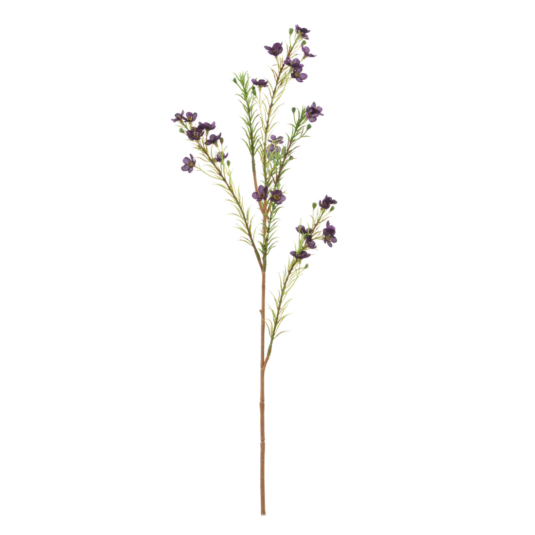 Faux Wax Flower Spray | Purple - 65cm