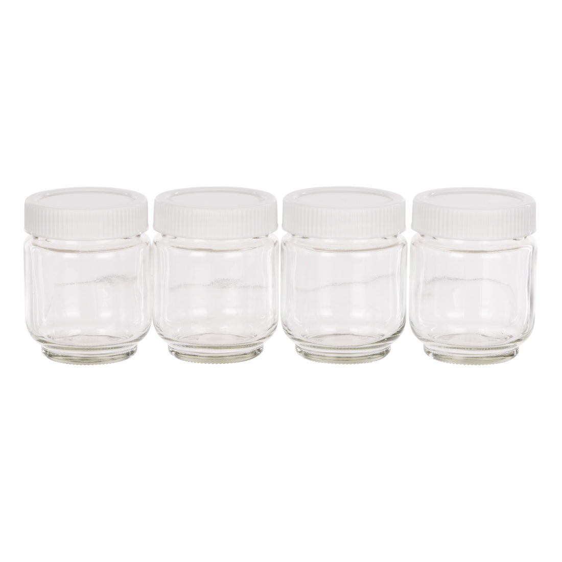 Davis &amp; Waddell Multi Yoghurt Maker Jars 190ml 4pcs Set Clear