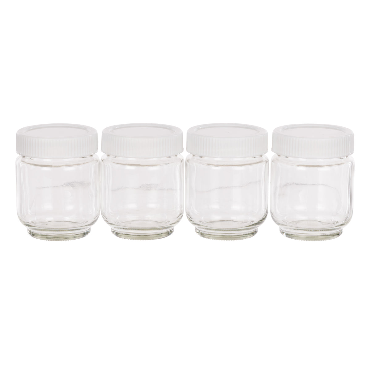Davis &amp; Waddell Multi Yoghurt Maker Jars 190ml 4pcs Set Clear