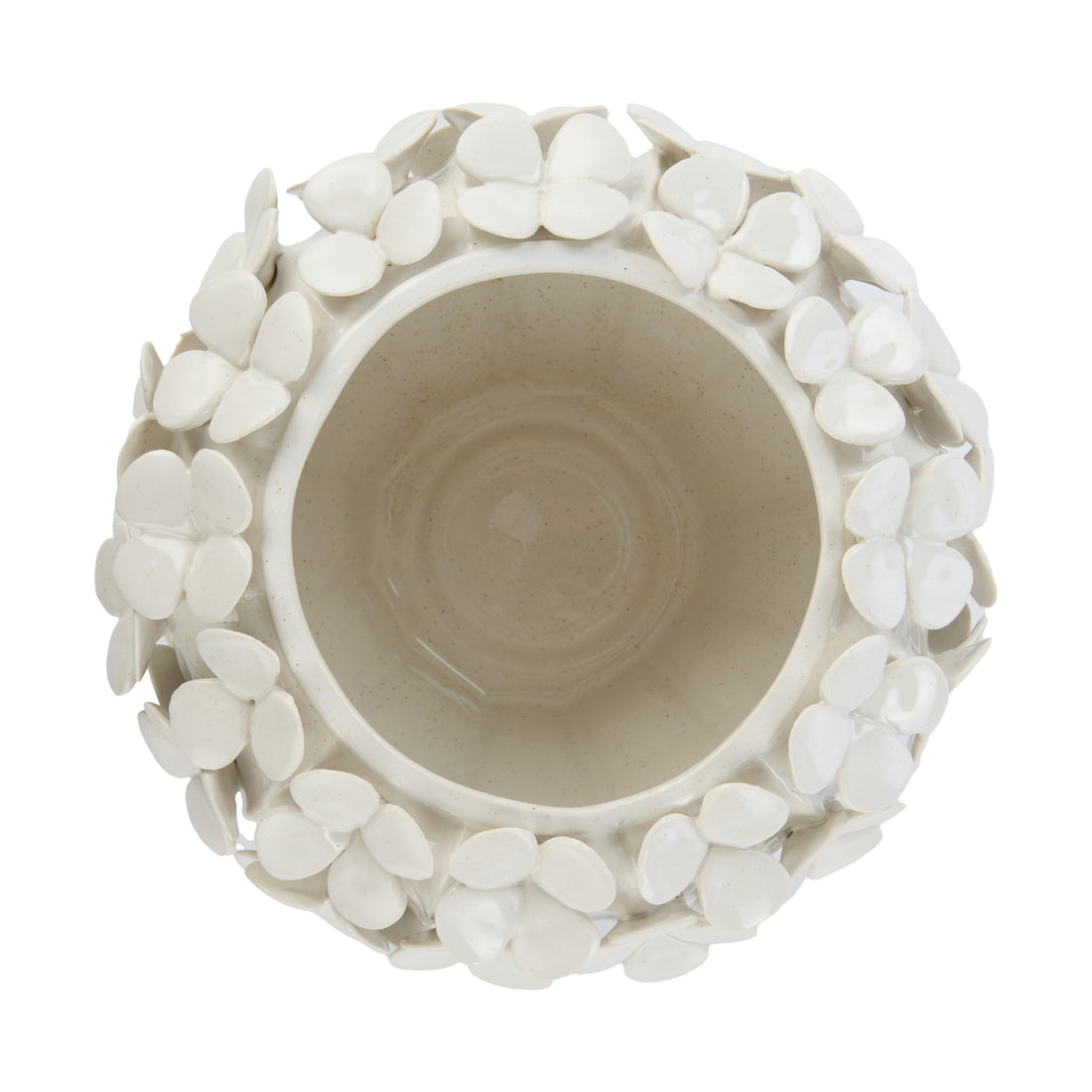 Society Home Hyacinth Ceramic Vase White