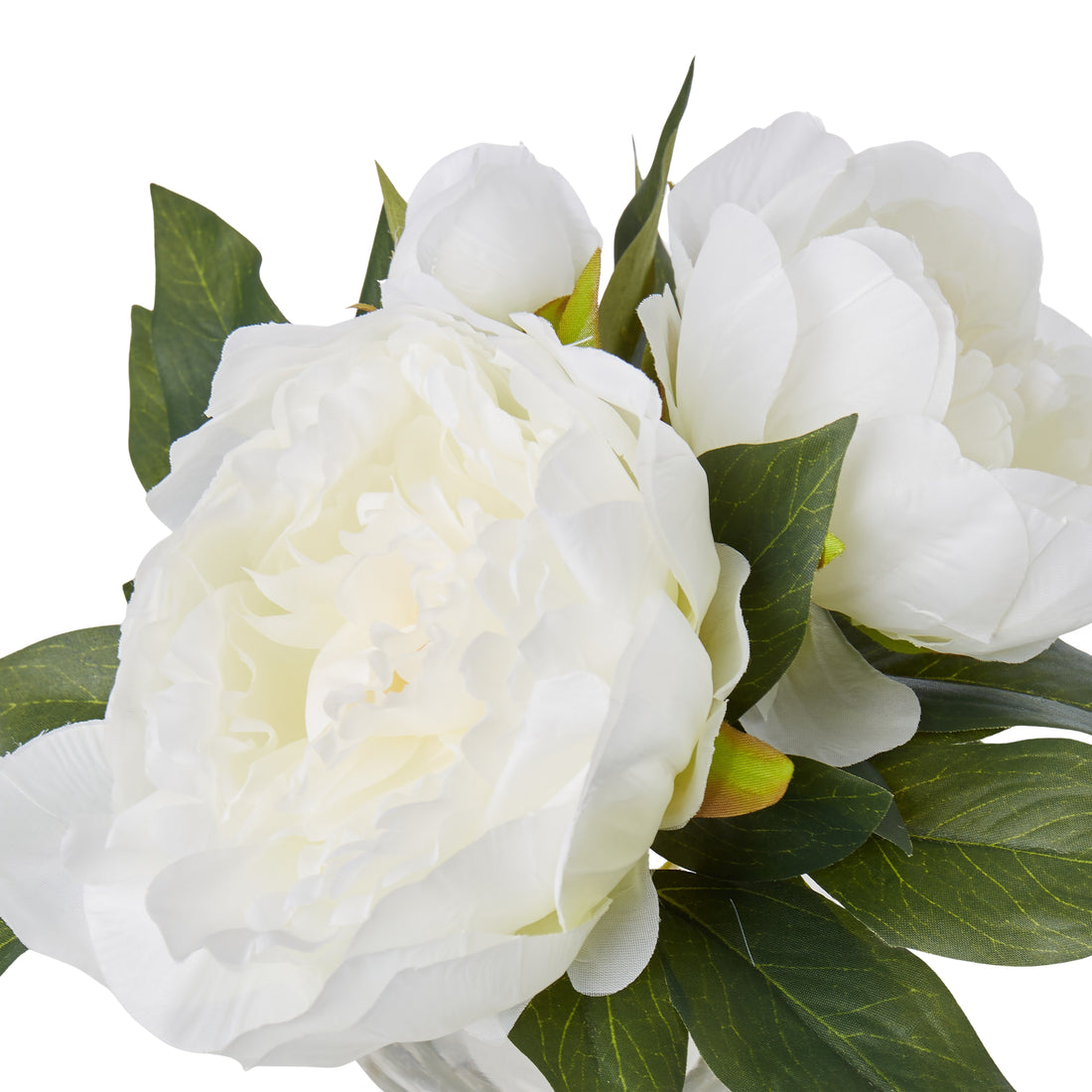 Rogue Peony - Sphere Vase White