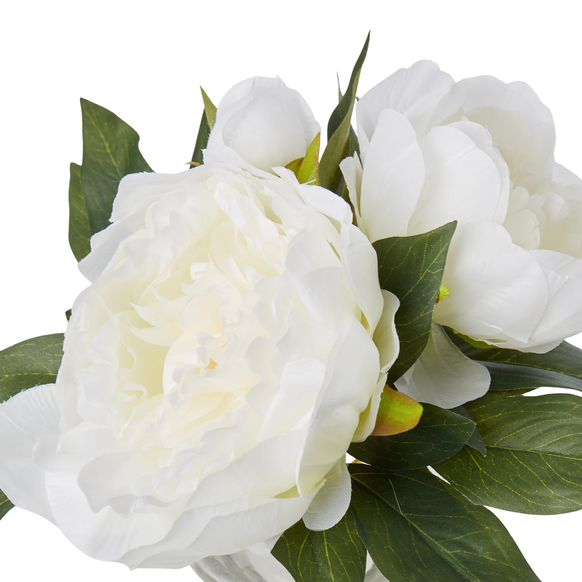 Rogue Peony - Sphere Vase White