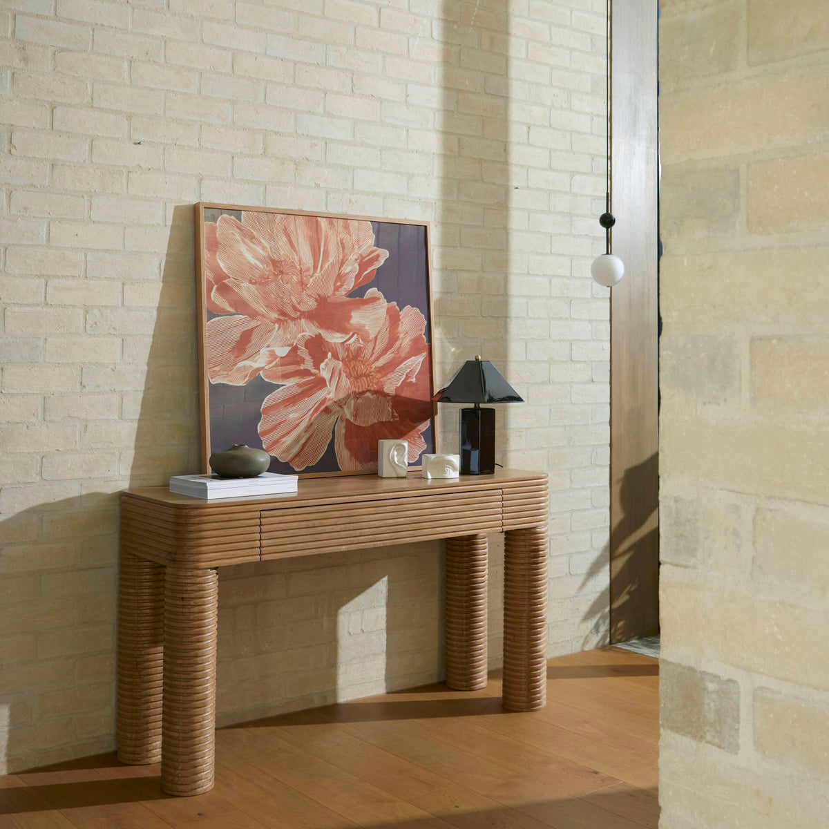 Amalfi Kairo Table Lamp Brown
