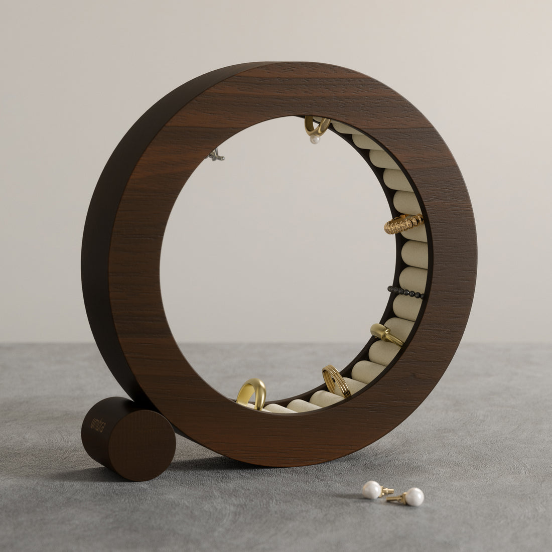 Umbra Ferris Jewellery Organiser Walnut