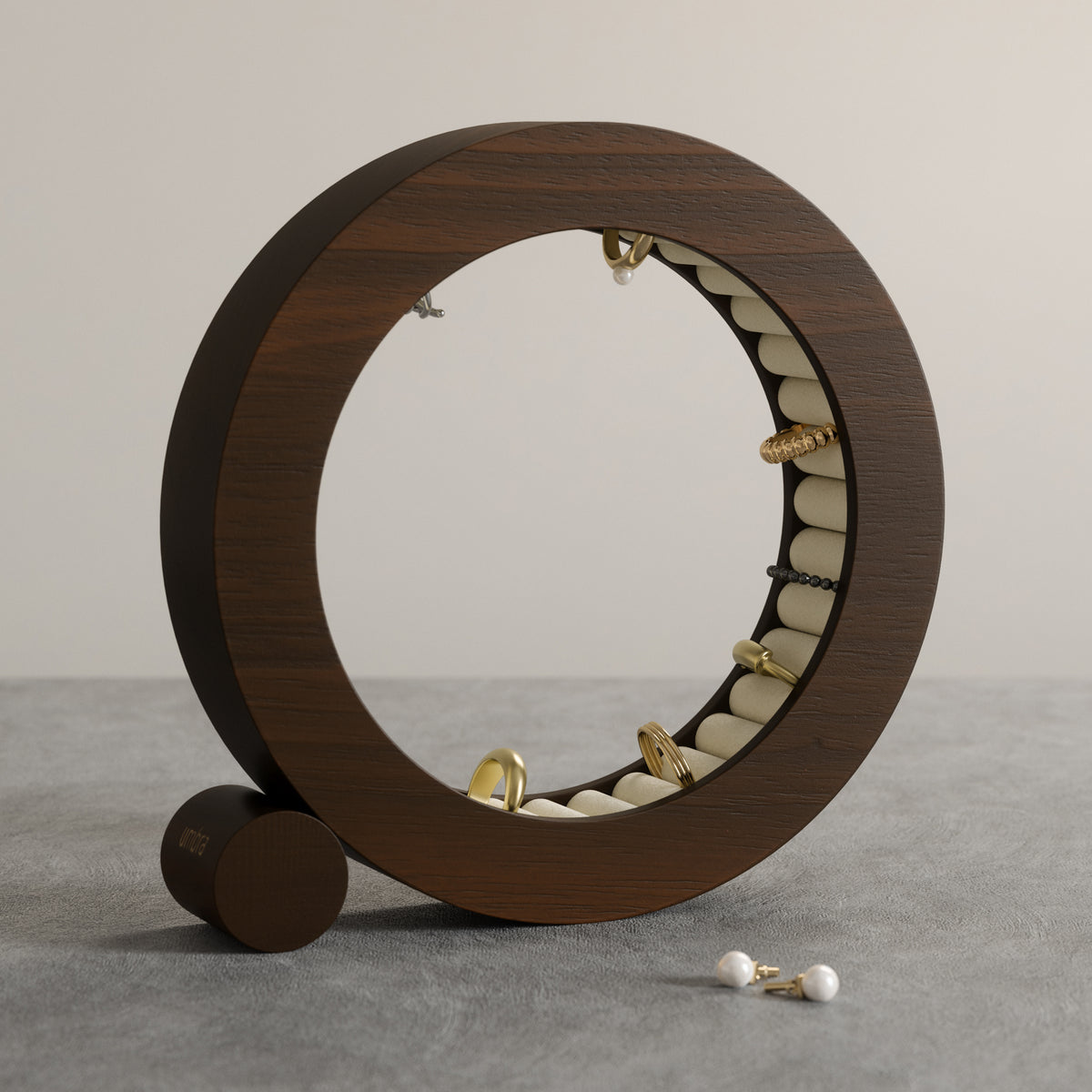 Umbra Ferris Jewellery Organiser Walnut