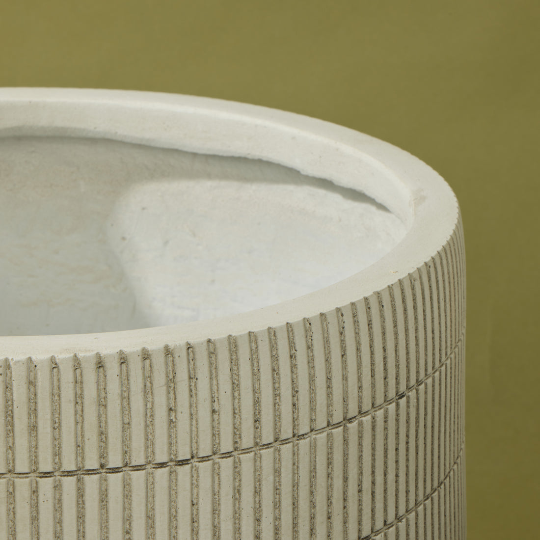 Otto Planter Set of 3 | White - 43cm