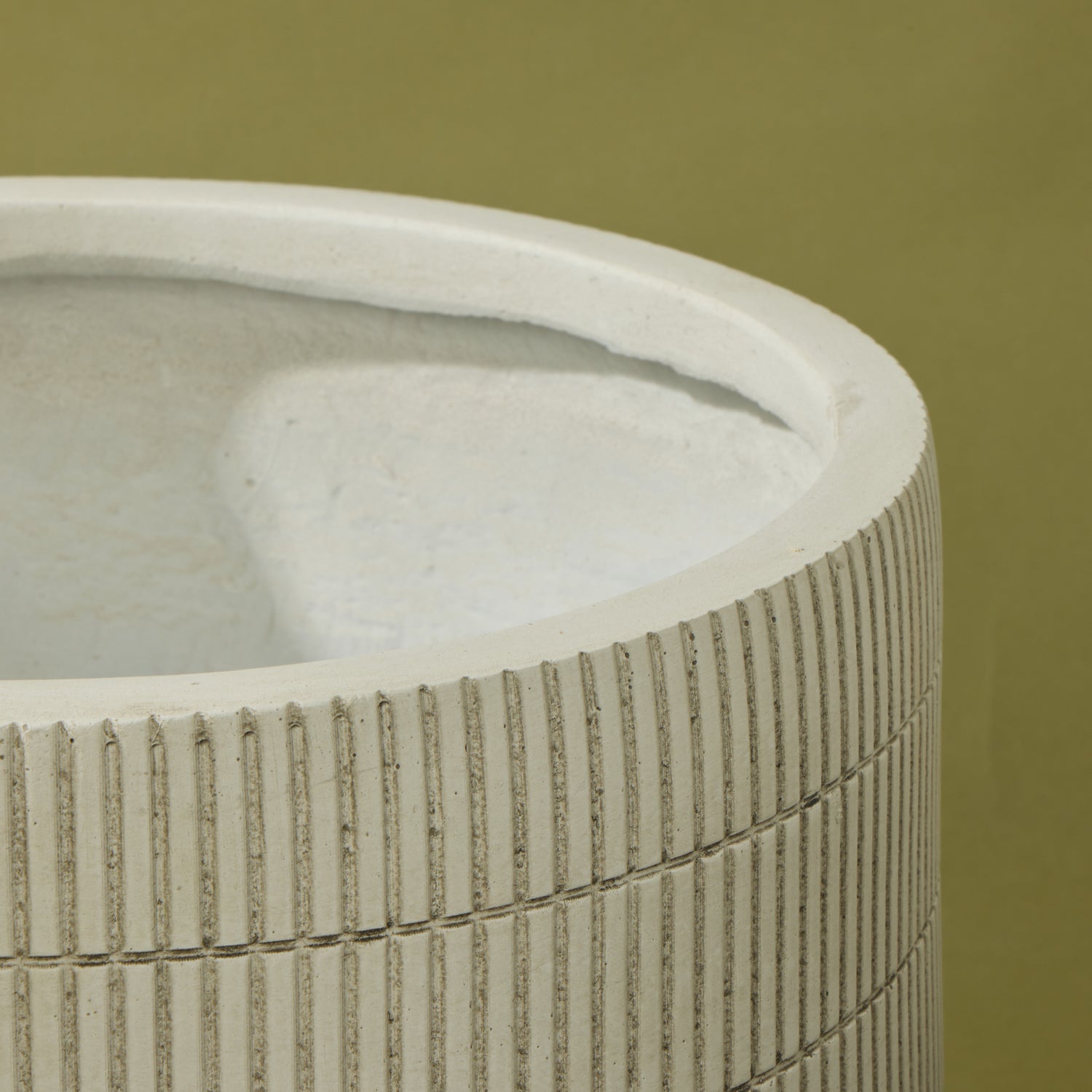 Otto Planter Set of 3 | White - 43cm