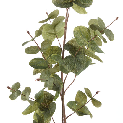 Faux Silver Drop Eucalyptus Spray | Green - 90cm