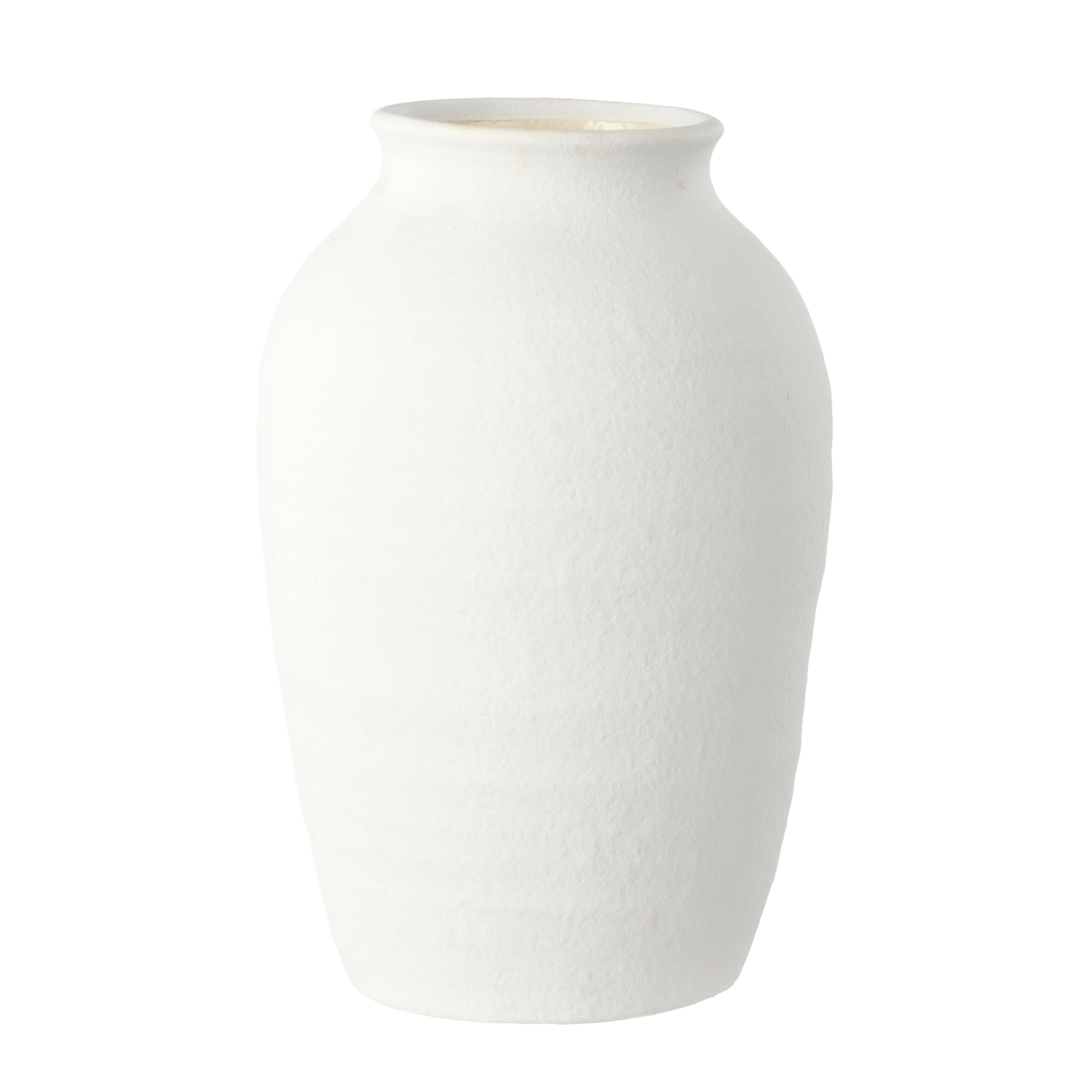 Amalfi Kamari Clay Vase Large White