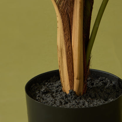Faux Caryota Palm Tree - Garden Pot | 90cm