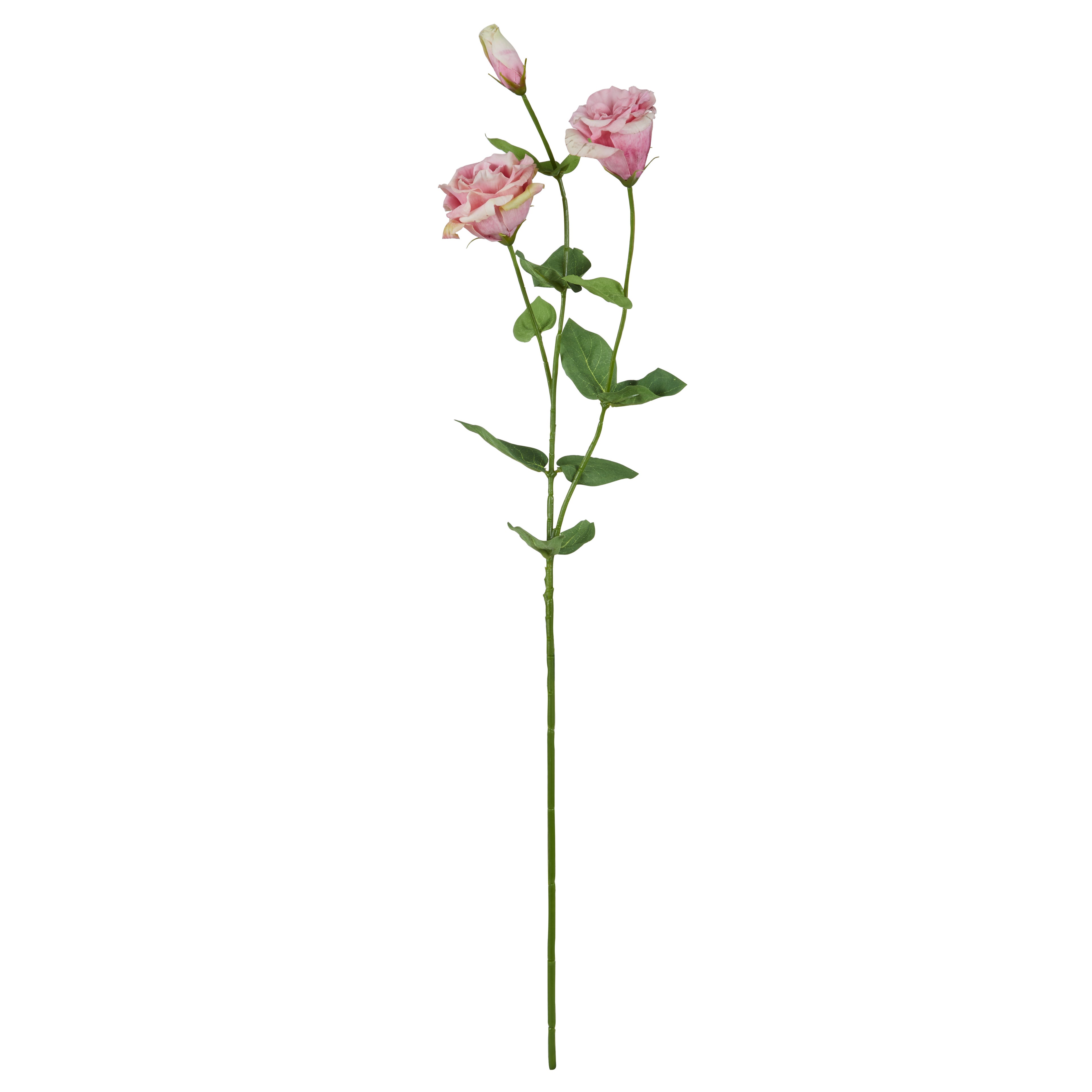 Faux Lisianthus Stem | Pink - 60cm
