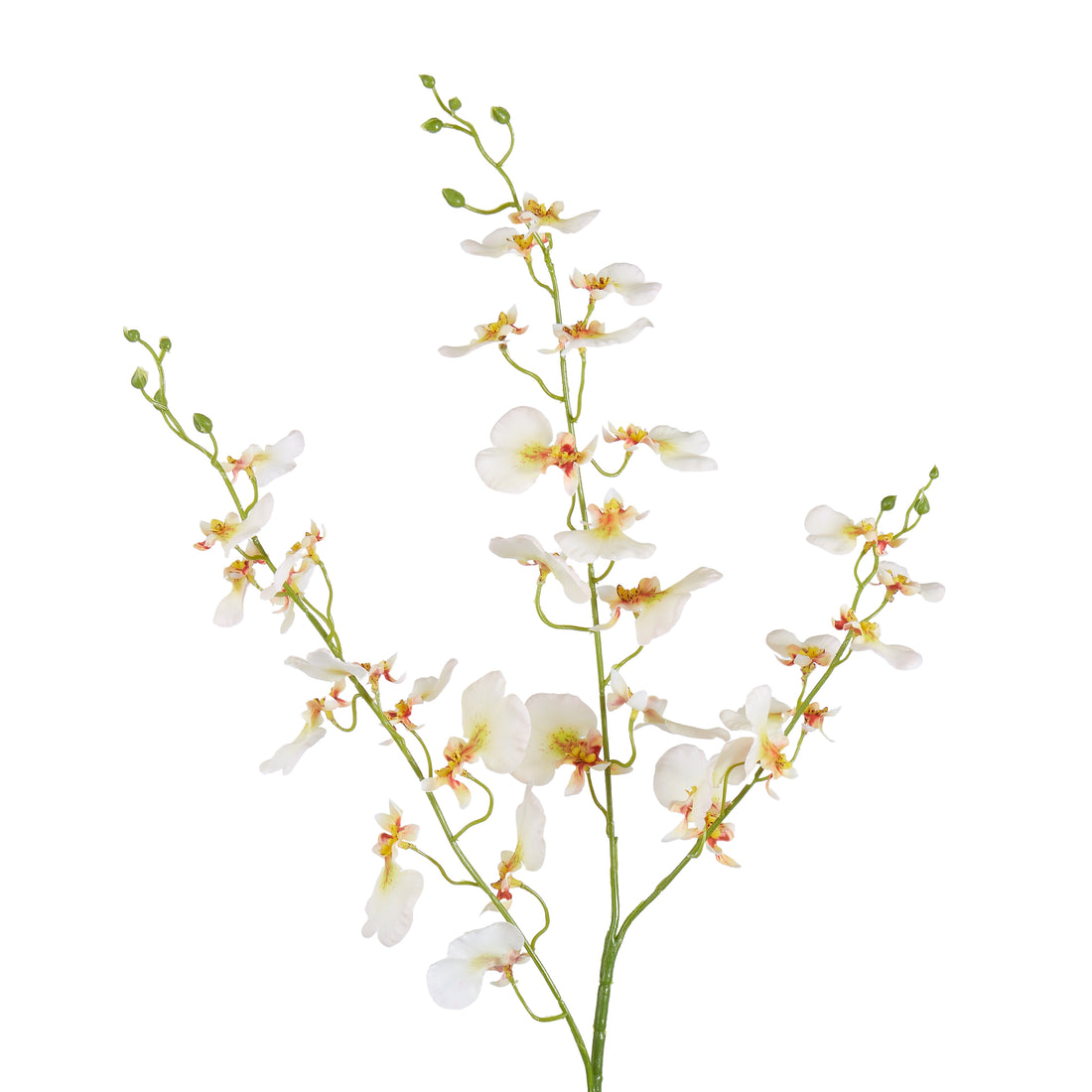 Faux Dancing Orchid Spray | Cream – 98cm