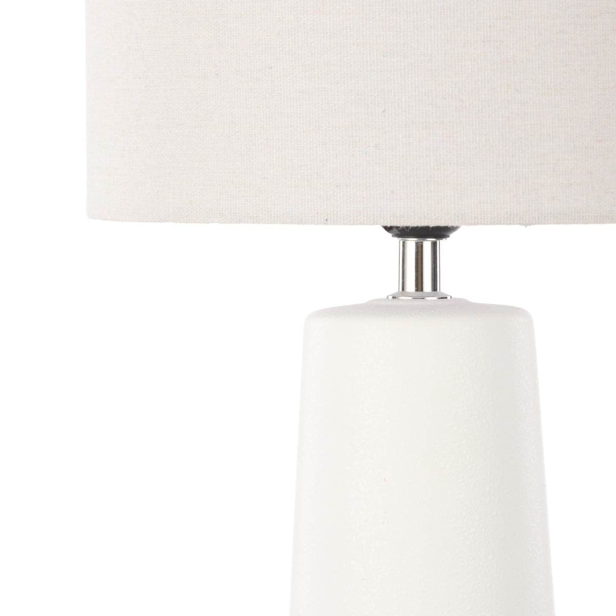 Amalfi Kent Table Lamp White &amp; Grey