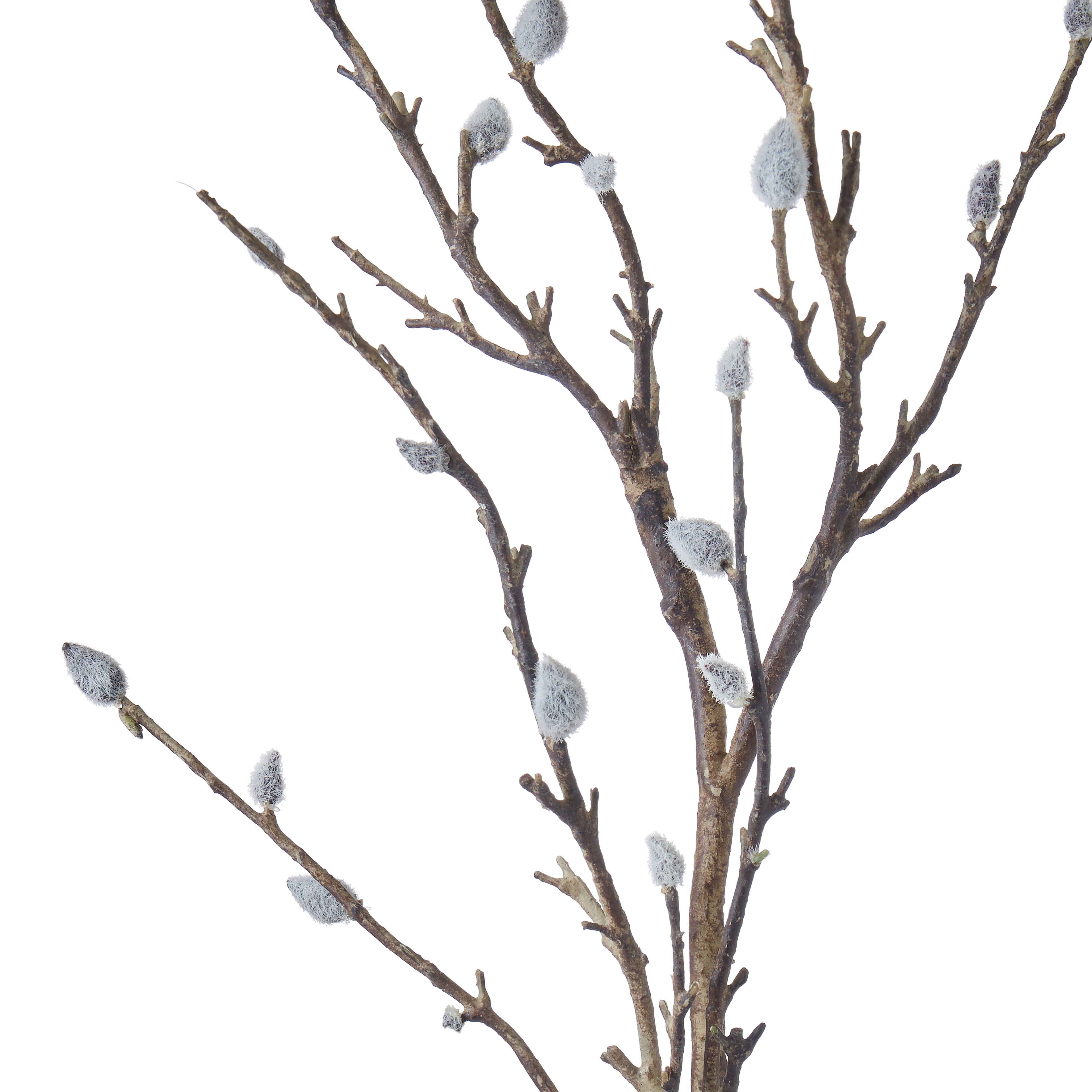 Faux Pussy Willow Spray | 107cm