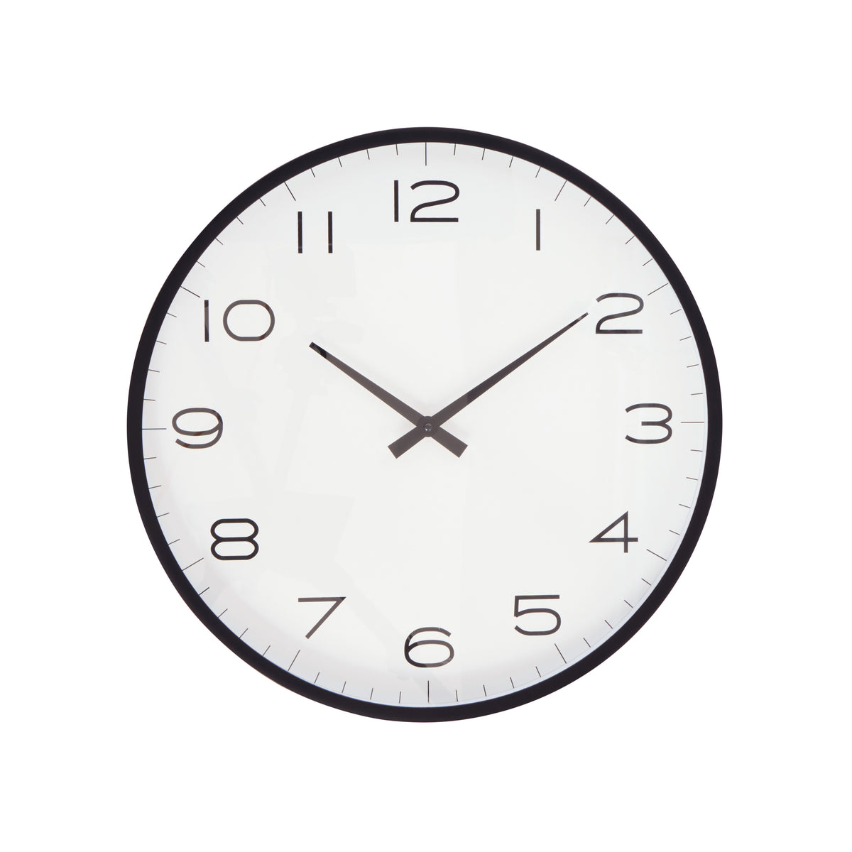 Amalfi Cody Wall Clock Black &amp; White