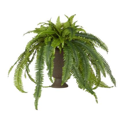 Faux Boston Fern - Vintage Urn | 86cm