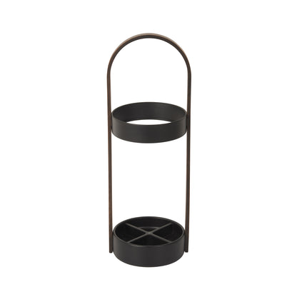 Umbra Bellwood Umbrella Stand Black &amp; Walnut