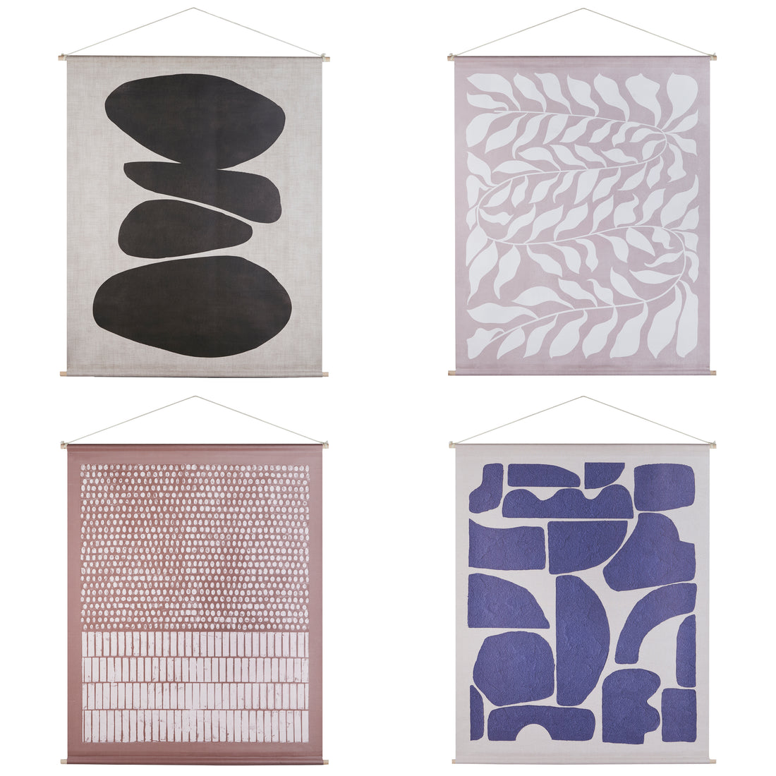 Amalfi Printed Hanging Canvas CDU 20pcs/4 Assorted Designs