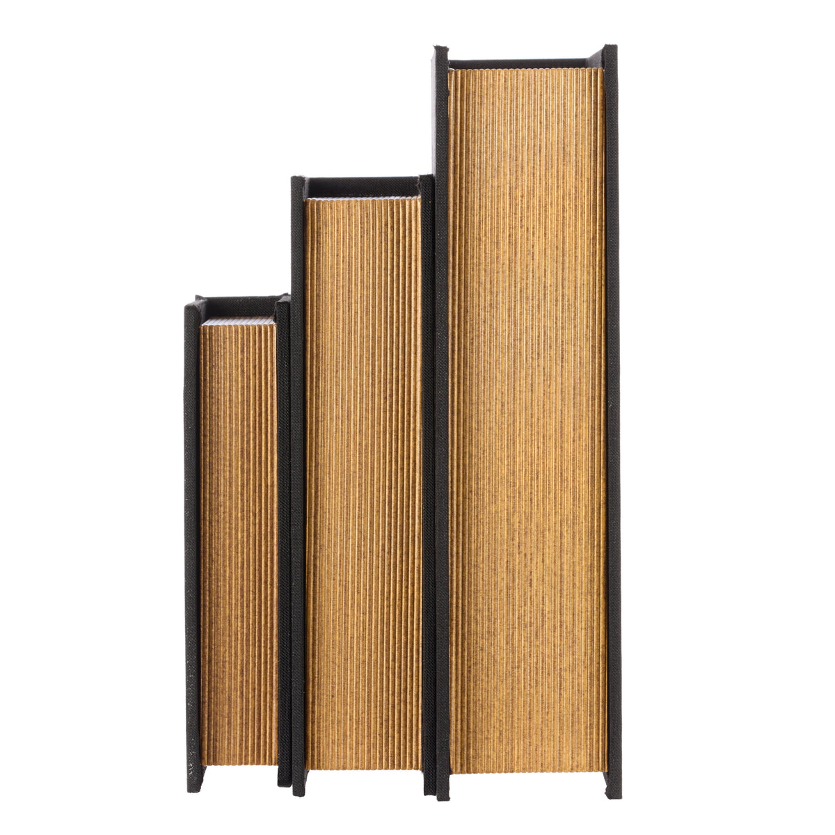 Society Home Atticus Book Box 3pcs Set Black &amp; Natural