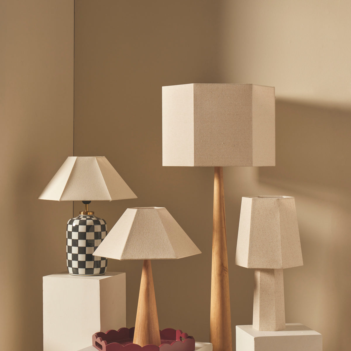 Academy Haynes Table Lamp Multi-Coloured