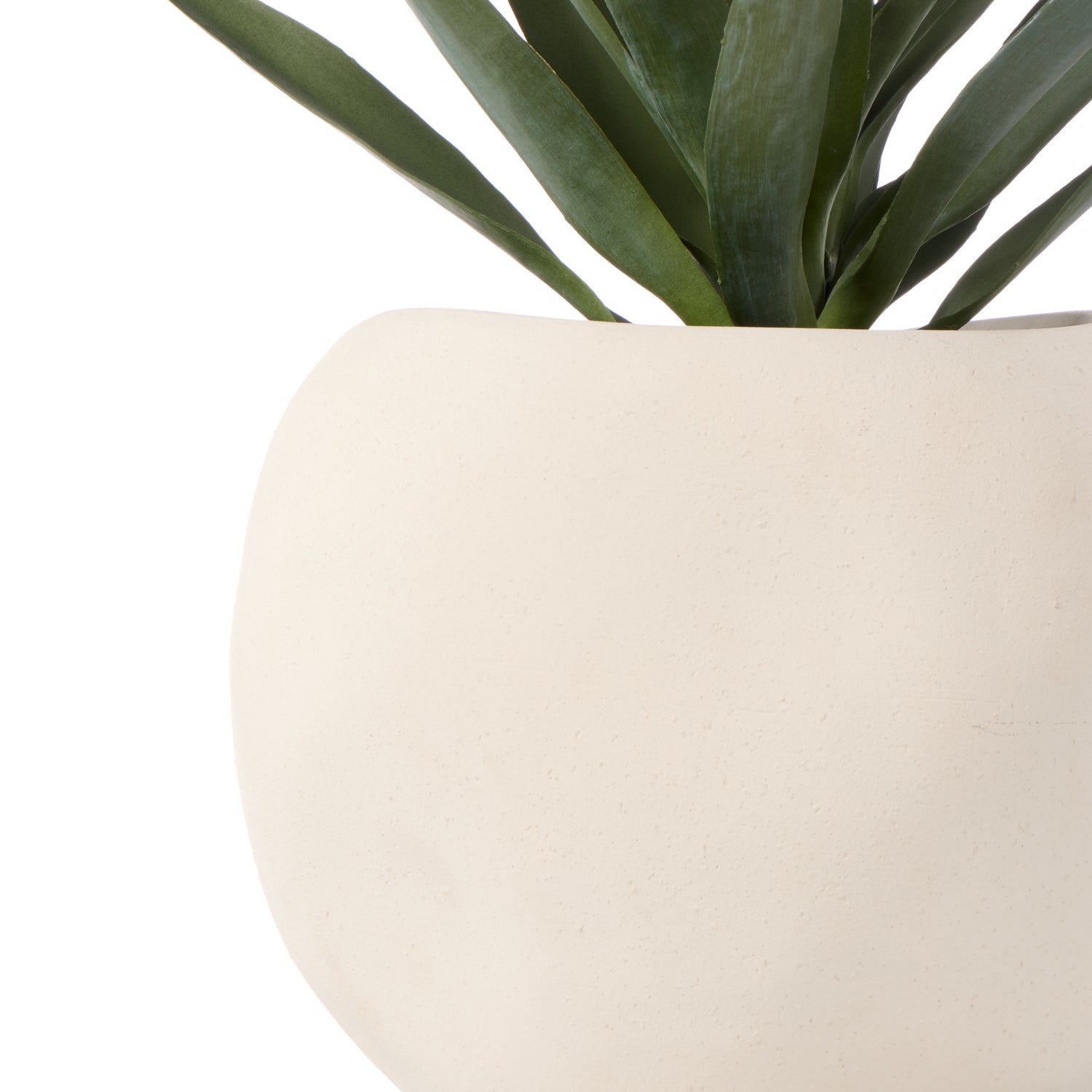Faux Yucca Plant - Lyon Planter | Cream - 78cm
