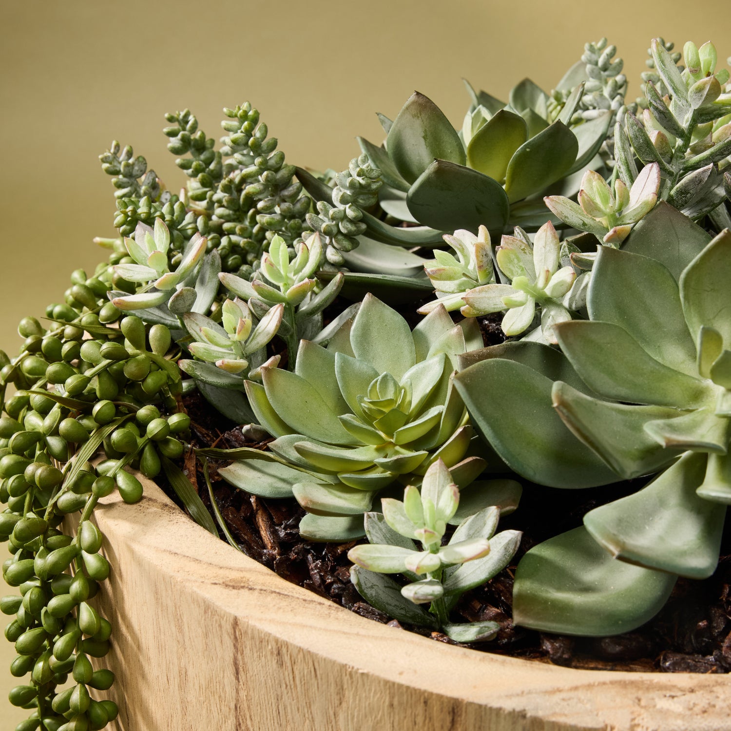 large fake succulent Artificial Succulent Garden - Dansk Bowl | 45cm