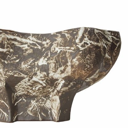 Grand Designs Arbor Vase Collection Brown &amp; White