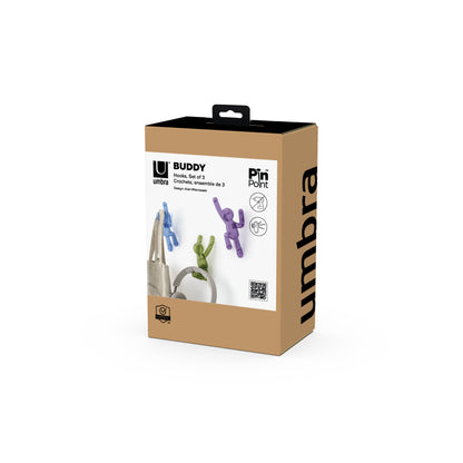 Umbra Buddy Pin-Point Hook 3 Assorted