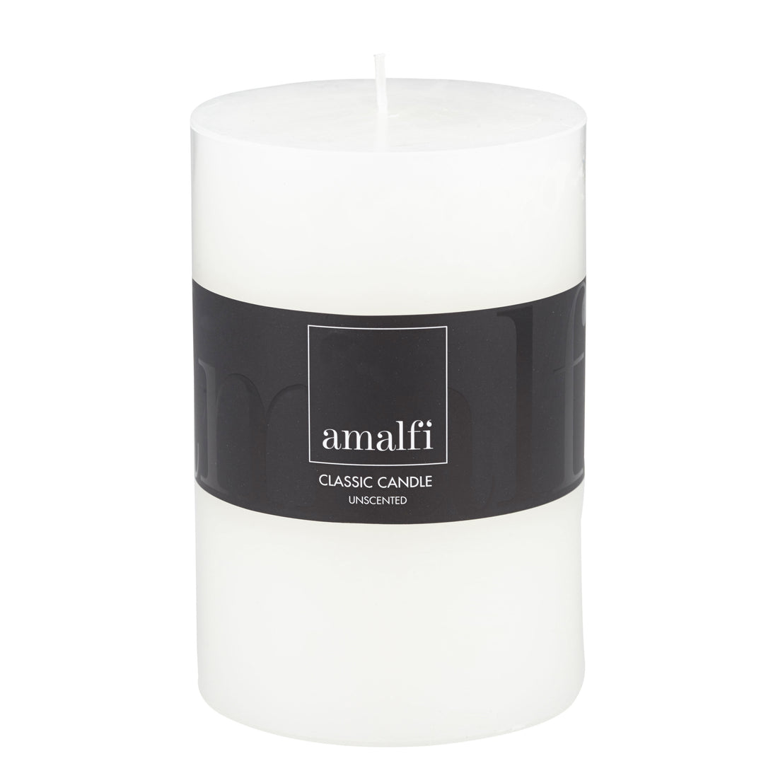 Amalfi Classic Unscented Wide Pillar Candle White
