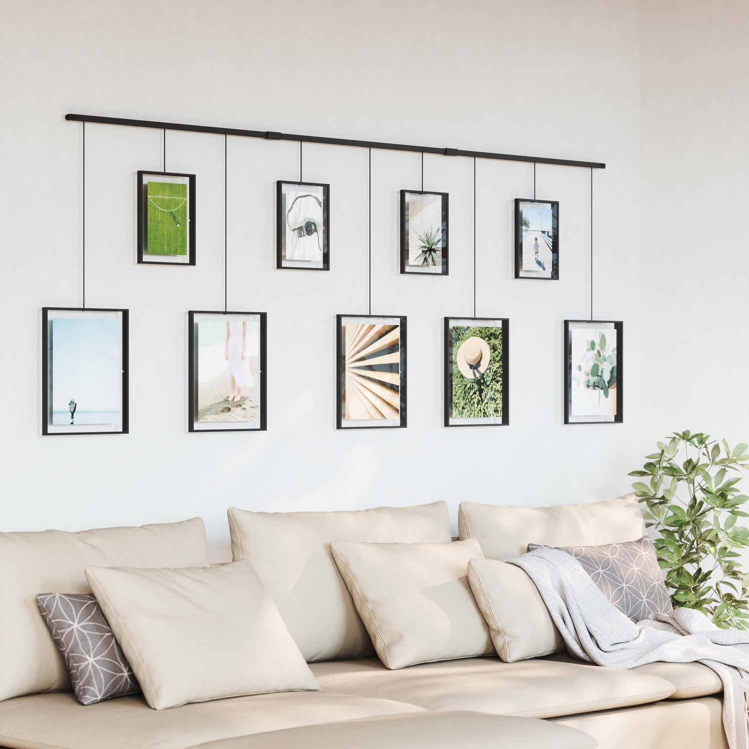 Umbra Exhibit Frame 9pcs Set Black