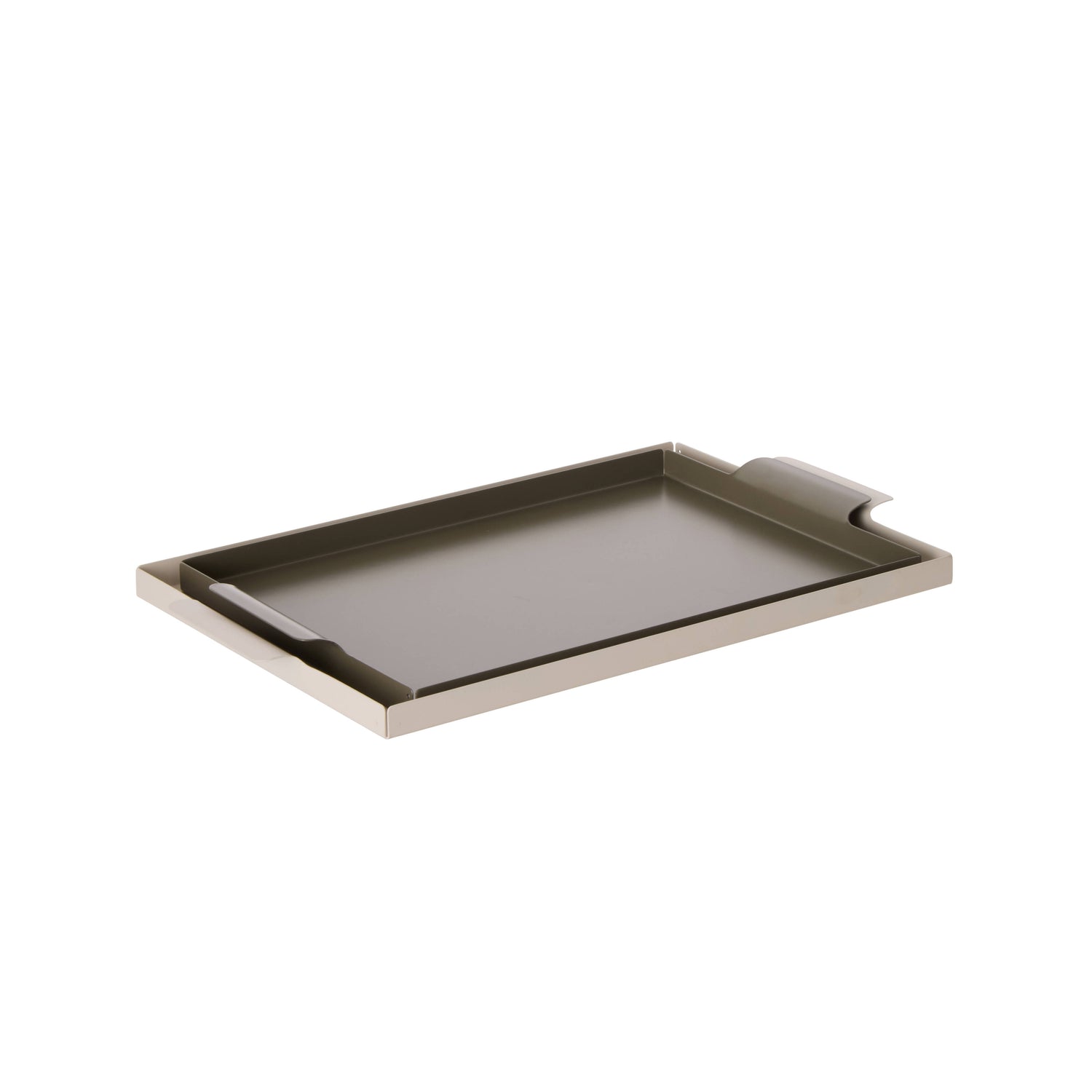 Leaf &amp; Bean Serving Tray Cream