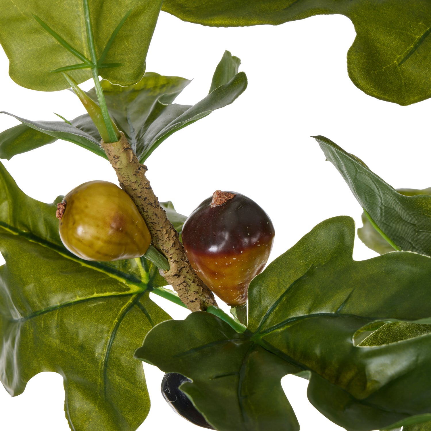 Faux Fig Catkin Mix - Rachel Vase | Green -  Brown