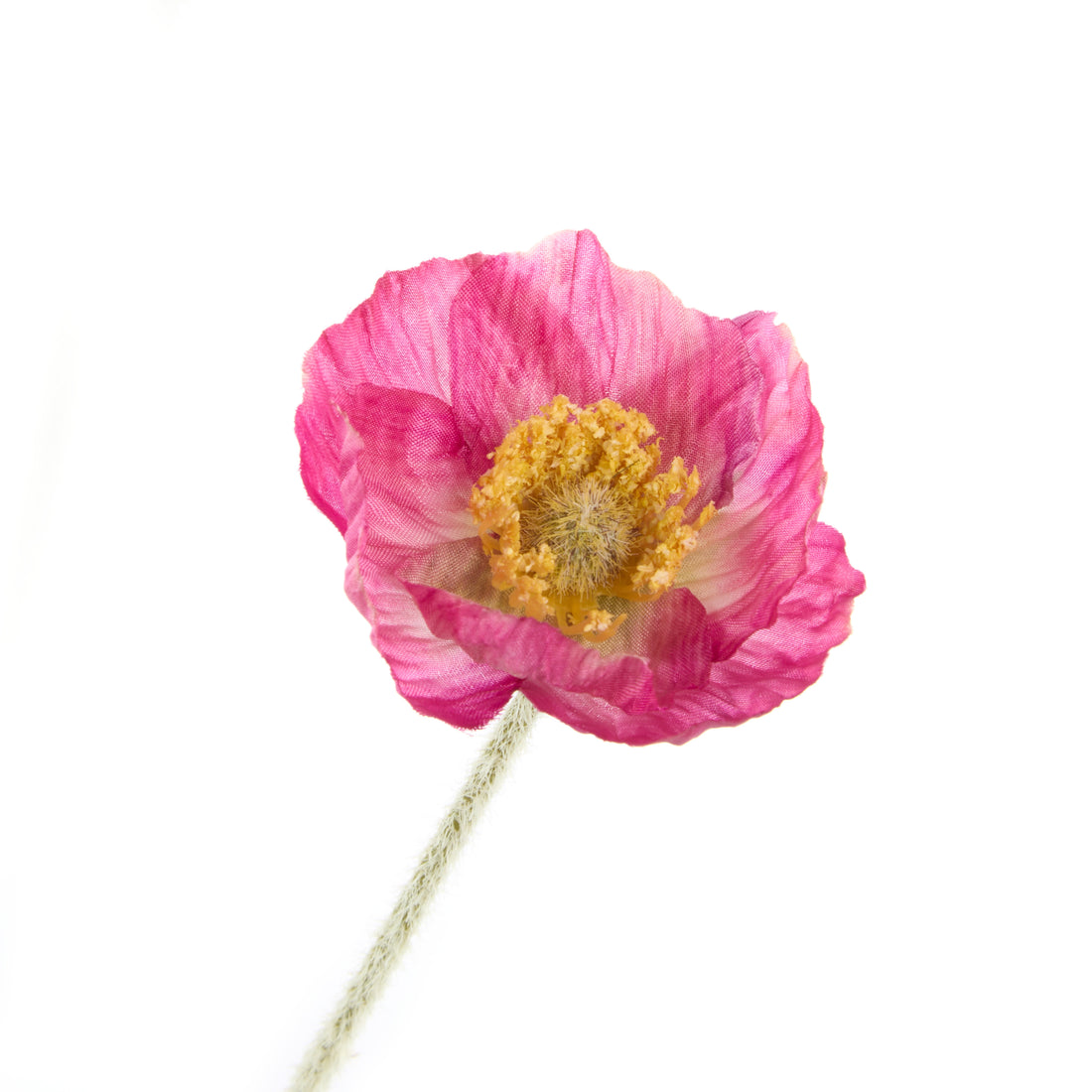 Faux Poppy Spray | Pink - 60cm
