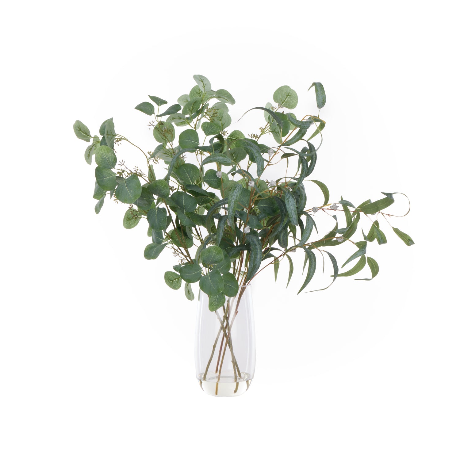 Faux Eucalyptus Mix - Cindy Vase | Green - 74cm