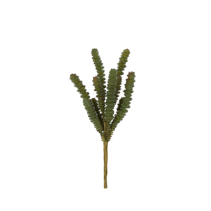 Faux Jade Necklace Spray | Green  -  20cm
