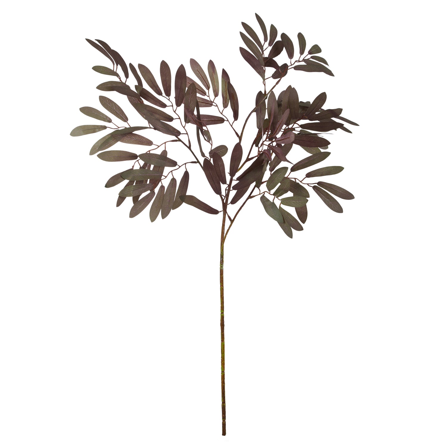 Faux Mini Leaf Spray | Burgundy - 78cm