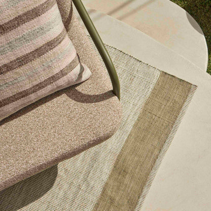 Amalfi Flint Outdoor Chair Green &amp; Taupe