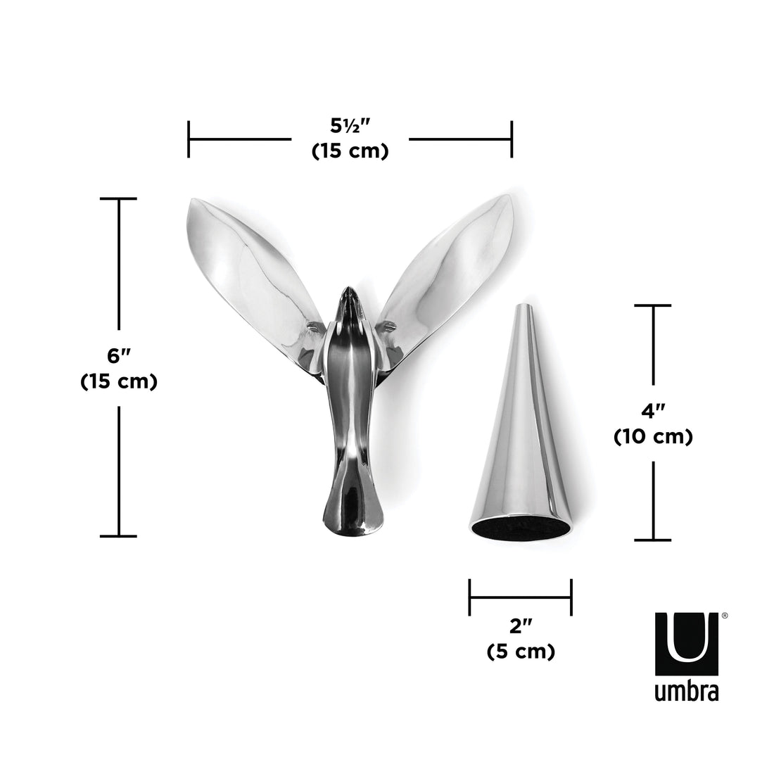 Umbra Tipsy Bottle Opener Chrome