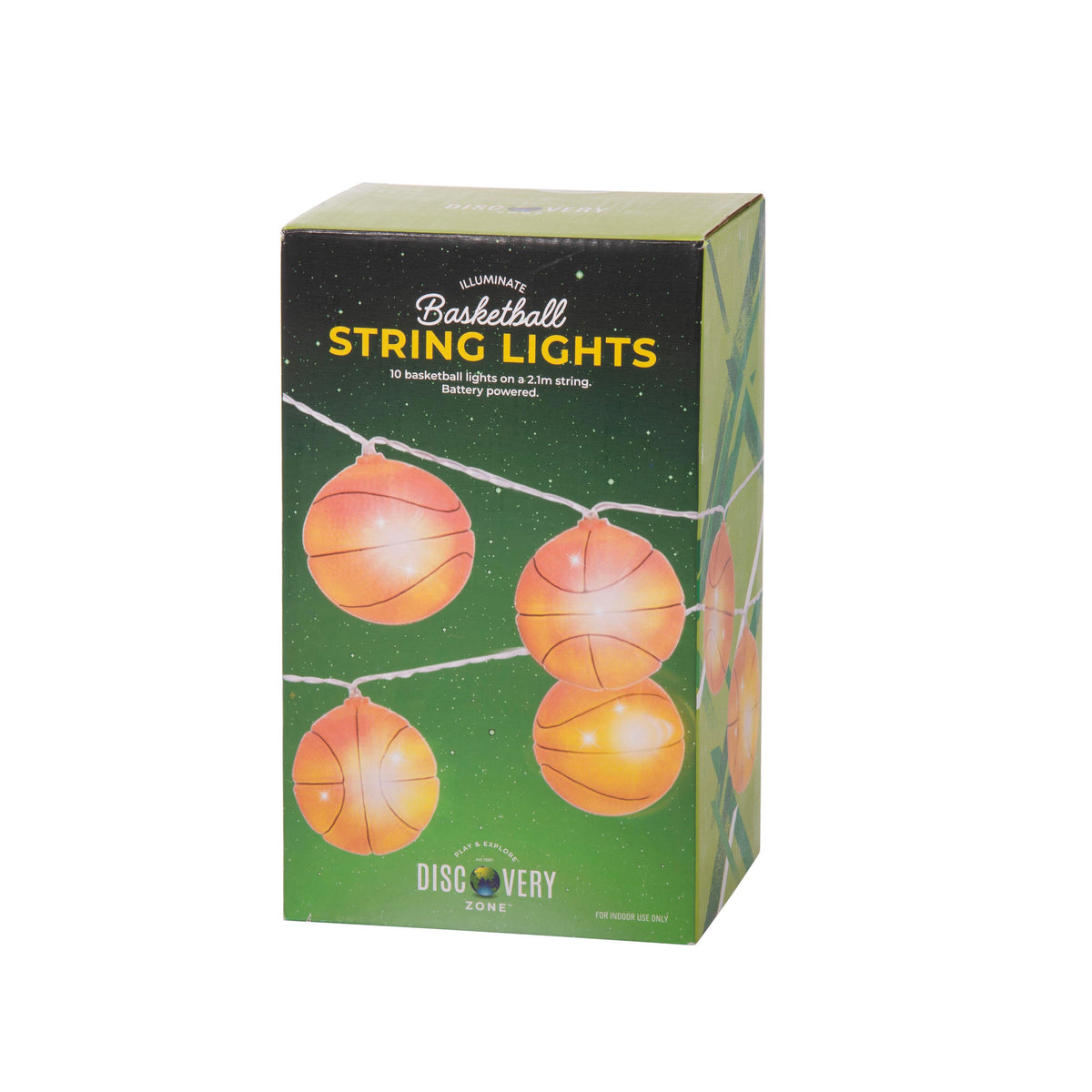Discovery Zone Illuminate String Lights - Basketballs
