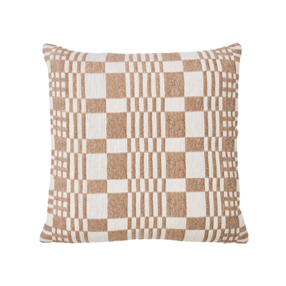 Amalfi Eliot Cushion Ivory &amp; Brown