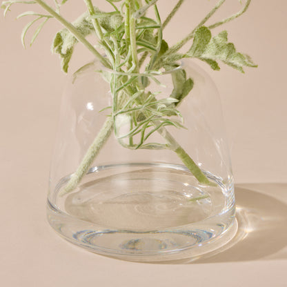 Faux Poppy Cosmos Mix - Giselle Vase | White &amp; Blue - 37cm