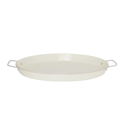 Davis &amp; Waddell Daylesford Oval Serving Tray With Handle Cream