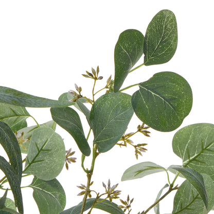 Faux Eucalyptus Gum Nut - Apollo Vase | Green -  80cm