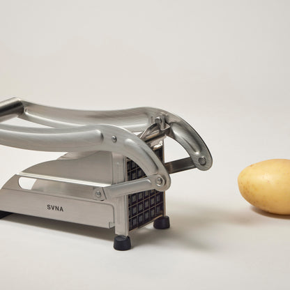 SVNA Duo Potato Chipper Stainless Steel &amp; Black