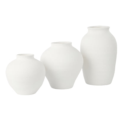 Amalfi Kamari Clay Vase Medium White
