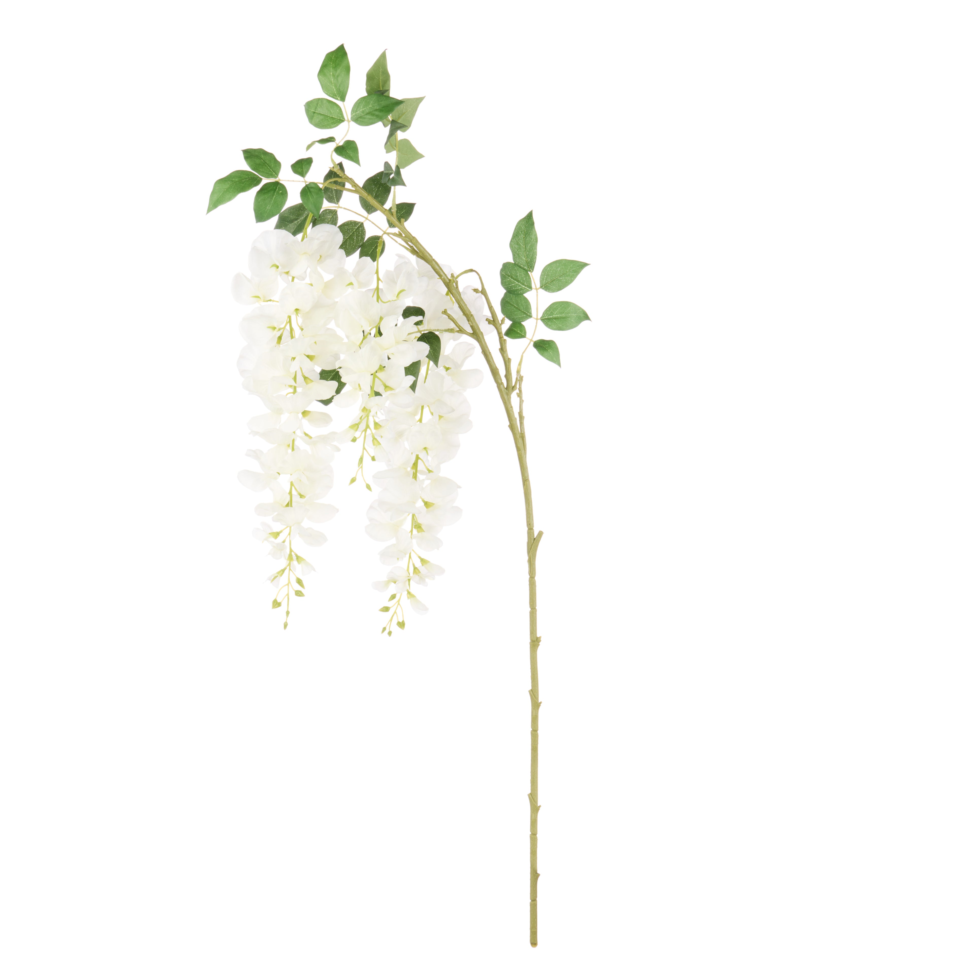 Faux Wisteria Spray | White - 130cm