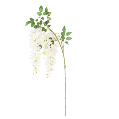Faux Wisteria Spray | White - 130cm