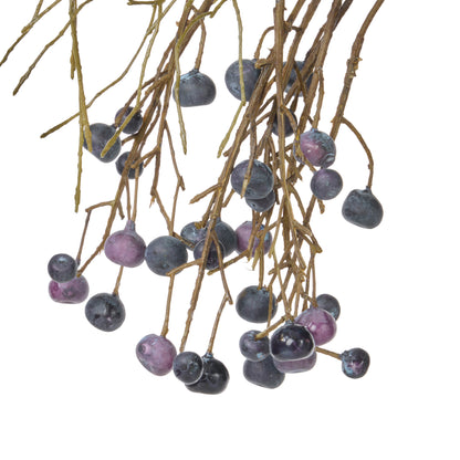 Faux Chrysanthemum Fig Garden Mix Arrangement - Maliah Pot | Purple - 80cm